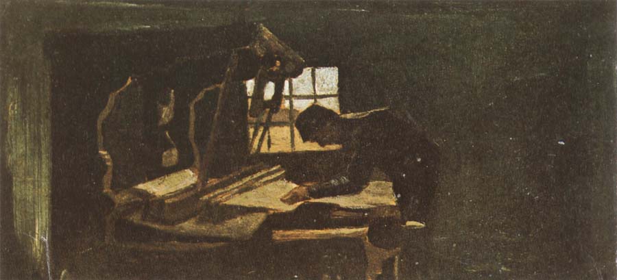 Vincent Van Gogh Weaver Arranging Threads (nn04)